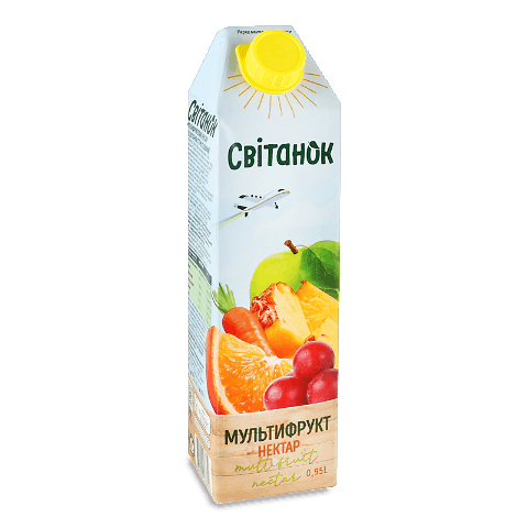 Нектар Світанок Мультифрукт 0,95л – онлайн-супермаркет «Сільпо»