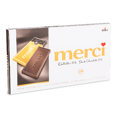 Шоколад гіркий Merci 100г – онлайн-супермаркет «Сільпо»