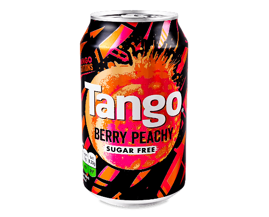 Напій Tango SF Berry Peachy безалкогольний газований з/б