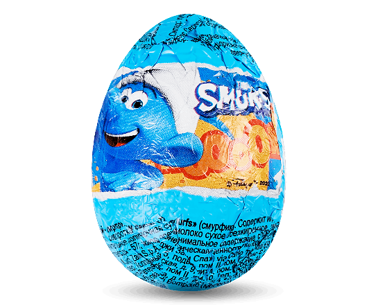 Яйце шоколадне The Smurfs із сюрпризом