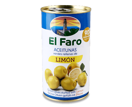 Оливки El Faro фаршировані лимоном
