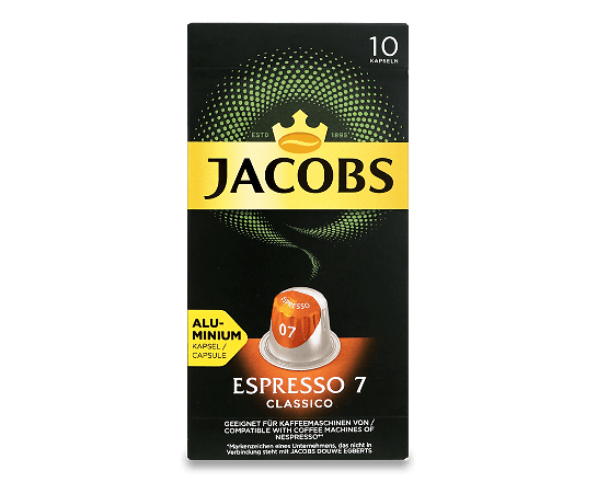 Кава мелена Jacobs Espresso Classico в капсулах