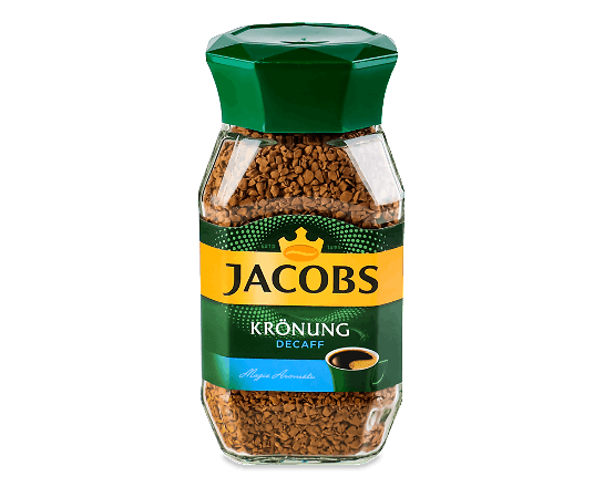 Кава розчинна Jacobs Kronung Decaff