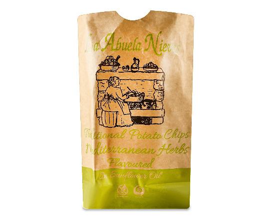 Чипси La Abuela Nieves зі смаком середземноморських трав