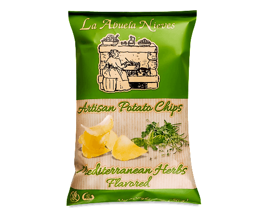 Чіпси La Abuela Nieves смак середземноморськ трав