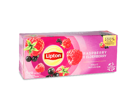 Чай фруктовий Lipton Raspberry&Elderberry
