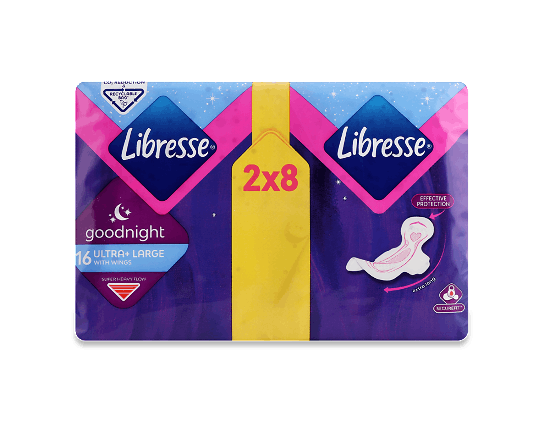 Прокладки Libresse Ultra Goodnight soft