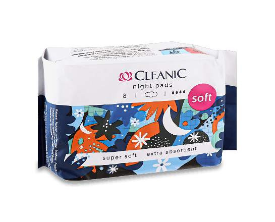 Прокладки Cleanic Soft Night