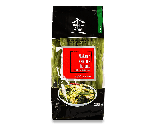 Локшина House of Asia рисова із зеленим чаєм