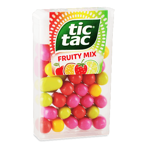 Драже Tic Tac Фруктовий мікс 18г – онлайн-супермаркет «Сільпо»