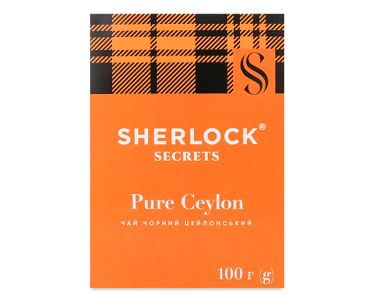 Чай чорний Sherlock Secrets Pure Ceylon