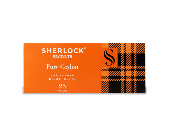 Чай чорний Sherlock Secrets Pure Ceylon