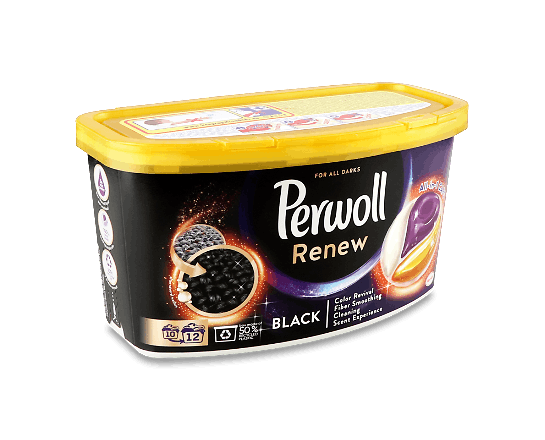 Капсули для прання Perwoll для темних і чорних речей