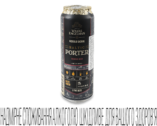 Пиво Volfas Engelman Baltic Porter темне з/б