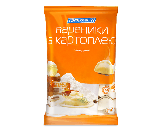 Вареники Геркулес з картоплею
