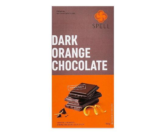Шоколад темний Spell апельсиновий
