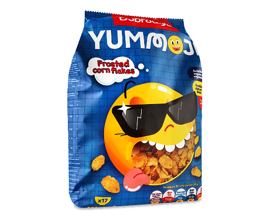 Пластівці Yummoji кукурудзяні глазуровані