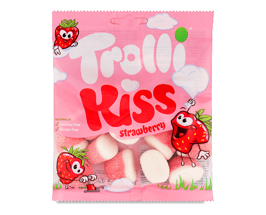 Мармелад жувальний Trolli Strawberry Kiss зефірний