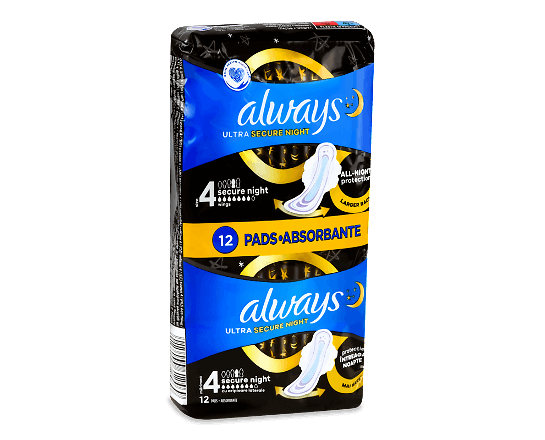 Прокладки Always Ultra Secure Night