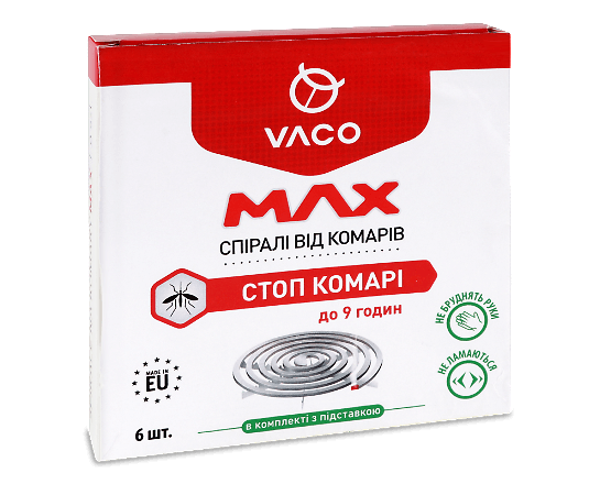 Спіралі від комарів Vaco Max