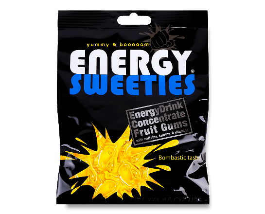 Цукерки EnergySweeties з енергетиком жовті