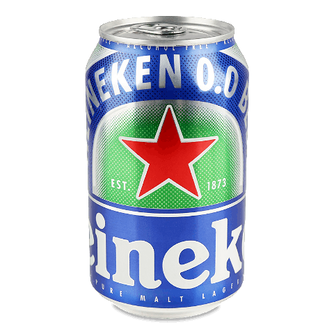 Пиво Heineken безалкогольне світле з/б 330мл – онлайн-супермаркет «Сільпо»