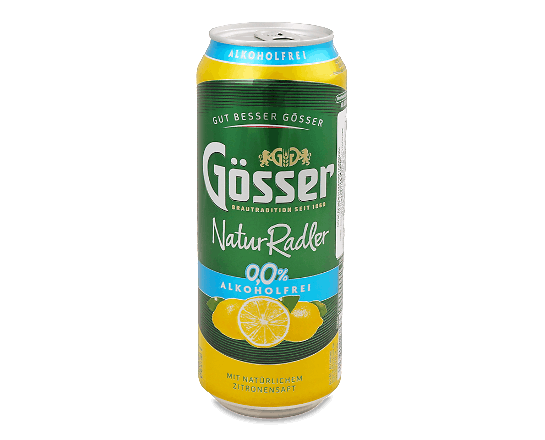 Напій на основі пива Gosser Natur Gold безалкогольний з/б