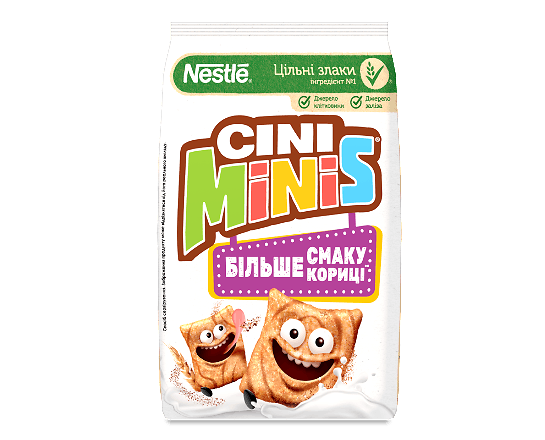 Сніданок сухий Nestle Cini Minis з вітамінно-мінеральними речовинами