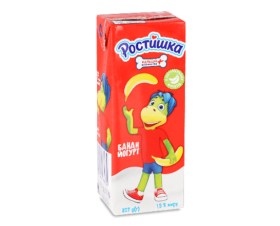 Йогурт Ростишка банан питний 1,5%