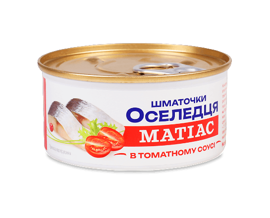 Оселедець Banga Матіас шматочки в томатному соусі