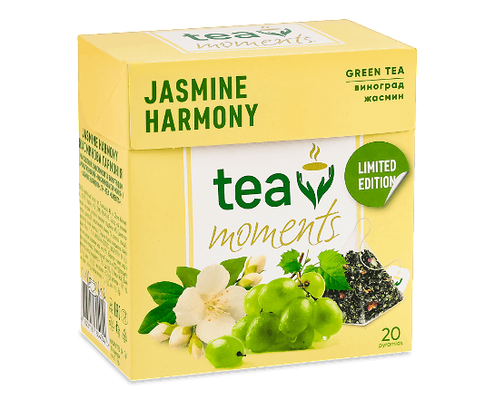 jasmine Чай зелений Tea Moments Jasmine harmony ароматизований
