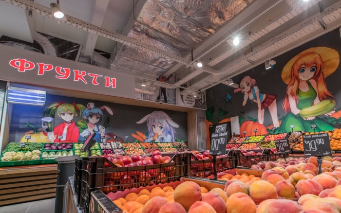 Відкриття першого супермаркету «Сільпо» у стилі манґа